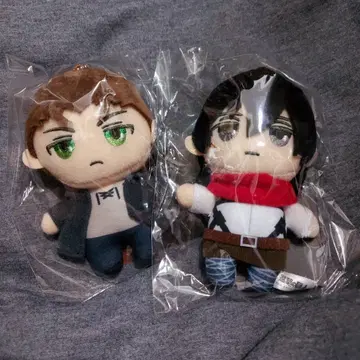 극장판 진격의 거인 봉제 인형 키링 미카사 엘렌