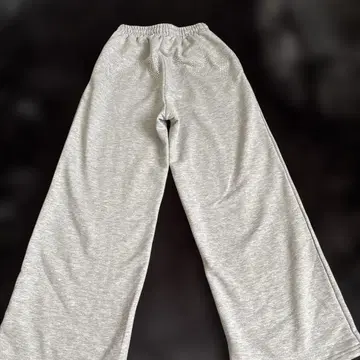 그레이 스톤 장식 와이드 레그 스웨트 팬츠