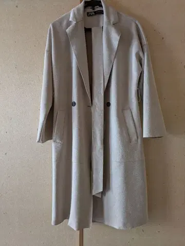 ZARA 베이지 롱 코트 XS