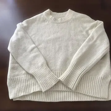 ROPE 니트 스웨터 아이보리 화이트 M