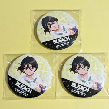 BLEACH 쿠키 루키아 브레솔 캔뱃지 3개 세트 2