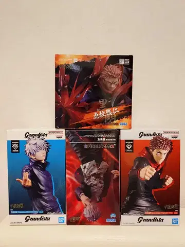 주술회전 피규어 4개 묶음 판매