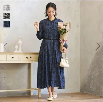 새상품, 선착순 KEYUCA 롱 원피스 긴팔 매장 완판템