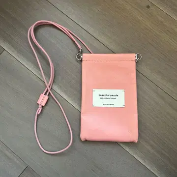 뷰티풀 피플 미니 숄더 스마트폰 숄더 핑크