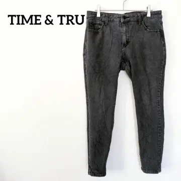 1점만 TIME & TRU [ 14P ] 스키니 데님 청바지 블랙