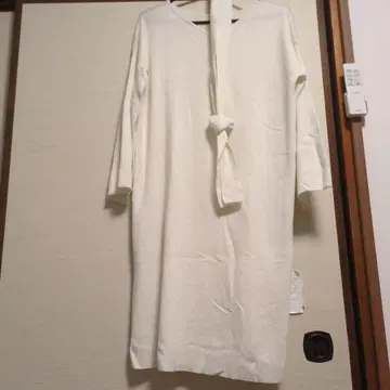 화이트 니트 원피스 L 사이즈