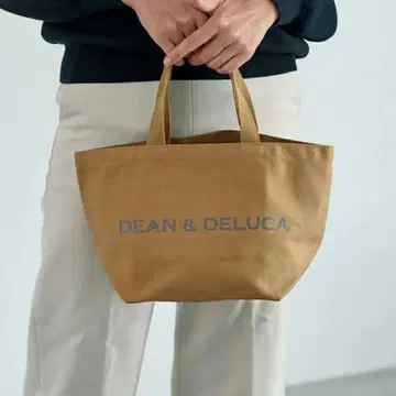 새상품 DEAN&DELUCA 차리티 토트백 2025 카페오레 S
