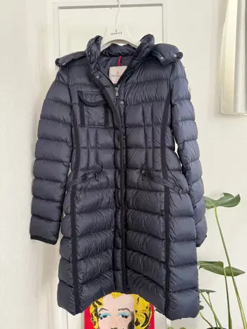 Moncler 네이비 롱 다운 자켓