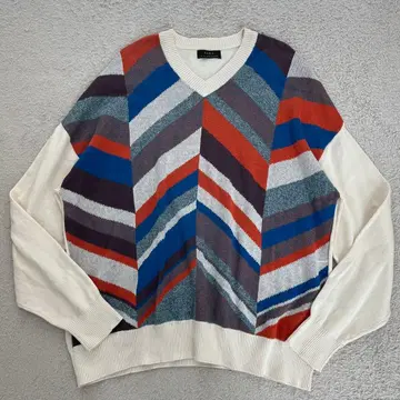 ZARA 코튼 100% 긴팔 니트 멀티 컬러