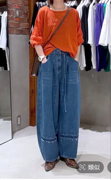 니코앤드 시어 로고 니트