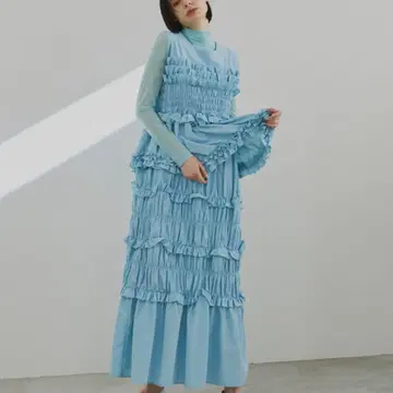 PERNA 개더 코쿤 원피스