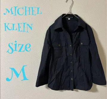 MICHEL KLEIN 다크 네이비 셔츠 일본제