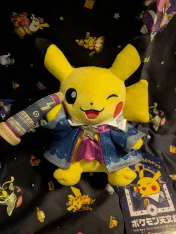 봉제 인형 별하늘 피카츄 포켓몬 천문대 한정판