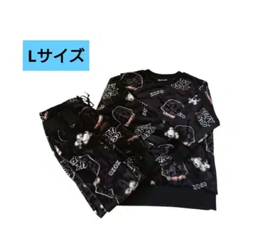 [새상품] 베티짱 플리스 룸웨어 블랙 L사이즈