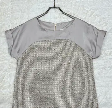 simplicite 트위드 이소재 절개 원피스 택 포함