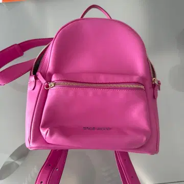 핑크 백팩 외 포켓 부착