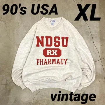 90's USA제 빈티지 맨투맨 XL 3단 프린트 vintage