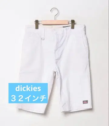 Dickies 화이트 숏팬츠