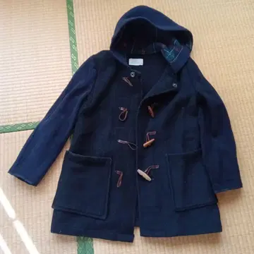 keisuke kanda 후드 부착 더플 코트 네이비