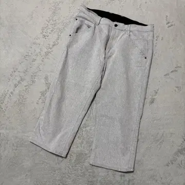 니콜 스포츠 니콜 7부 기장 팬츠 그레이 M 46 라이트 그레이