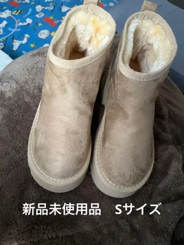 통굽 어그 부츠 베이지 Ways will