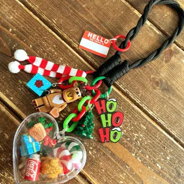 딸랑딸랑 키링 크리스마스 벌어진 앞니 루돌프