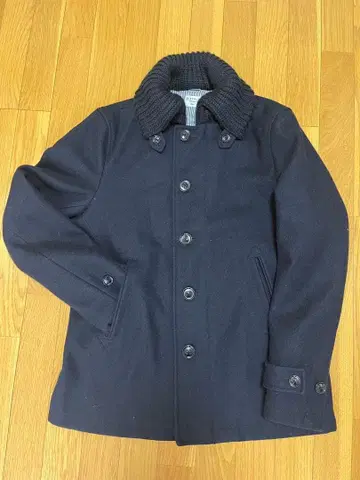 GLOBAL WORK 네이비 피 코트