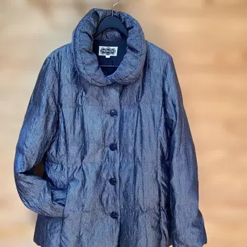 REGENCE 다운 자켓 다운 90% 다크 그레이 실크 100%