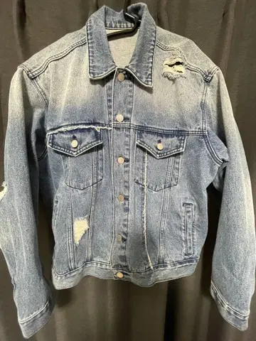 [ 새상품급 ] TAKEO KIKUCHI 데미지 데님 자켓