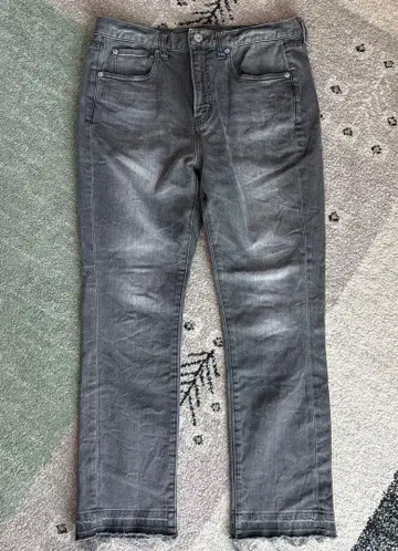 JOURNAL STANDARD 릴랙스 스트레이트 데님 38 그레이