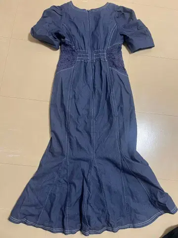 네이비 데님 원피스