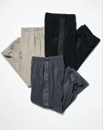 Needls x UNIQLO 플리스 와이드 팬츠