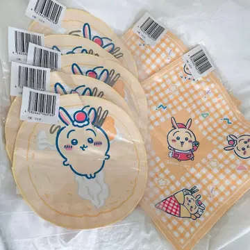 치이카와 (먼작귀) 크레이프 복권 D상 E상 토끼 손수건