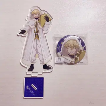 마츠노 치후유 아크릴 스탠드 캔뱃지 화이트 산타