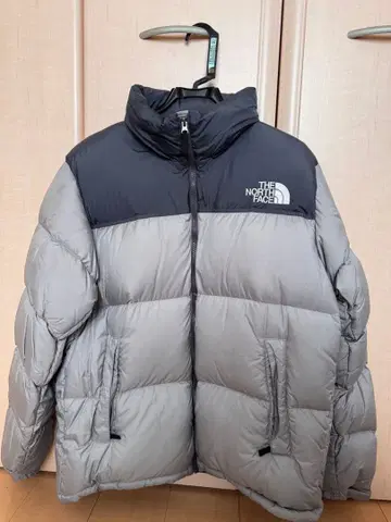 THE NORTH FACE 다운 자켓 XL 그레이/블랙