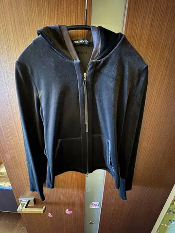 새상품급 FOXEY NEW YORK 벨로아 후드티 브라운 사이즈 40