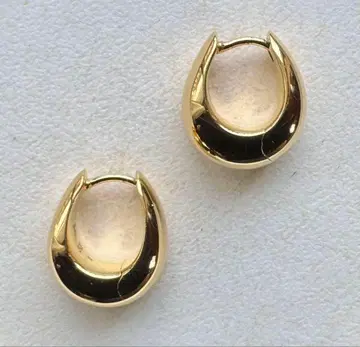 [ 미사용급 ] 톰우드/아이스 후프/스몰/골드/귀걸이