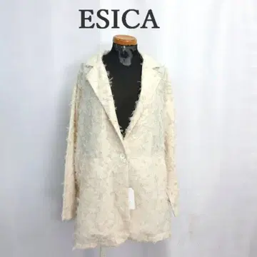 MY1566 택 포함 에시카 ESICA 자켓 디자인 M 프린지 자수