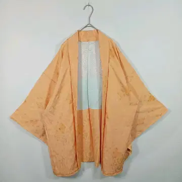 [ 빈티지 ] 하오리 기모노 kimono haori 오렌지 일본풍 가디건