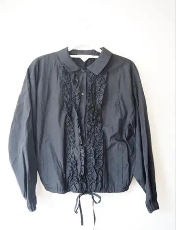 새상품급 year 라이트 나일론 프릴 블루종 블랙