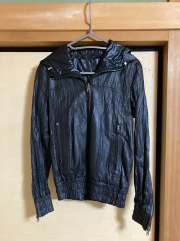 by Tass Standard 가죽 자켓 리버서블 돈피 M 블랙