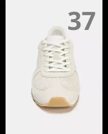 ZARA 프릿 스웨이드 러닝 스니커즈 37