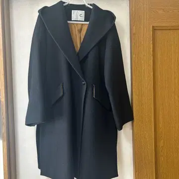 C+패션 퍼 A라인 코트