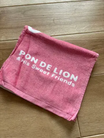미스터 도넛 PON DE LION 핑크 타월