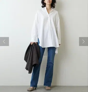 Whim Gazette 코튼 BIG 셔츠