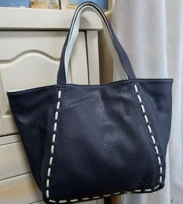 키타무라 토트백 네이비 Kitamura