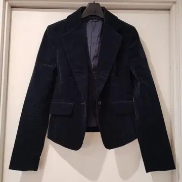 MANOUQUA 네이비 코듀로이 자켓 36