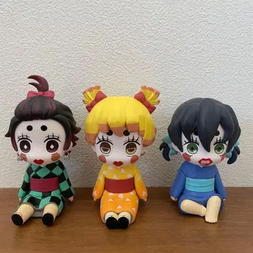 귀멸의 칼날 폿텟토 피규어 세트 탄코 젠코 이노코