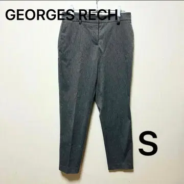 슬랙스 백 포켓 부착 팬츠 GEORGES RECH 그레이