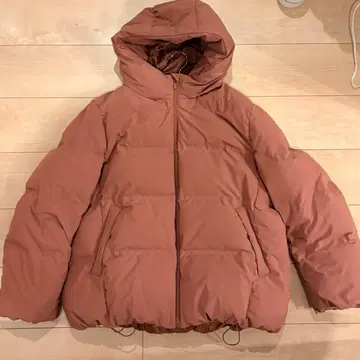 UNIQLO XL 다운 자켓 핑크
